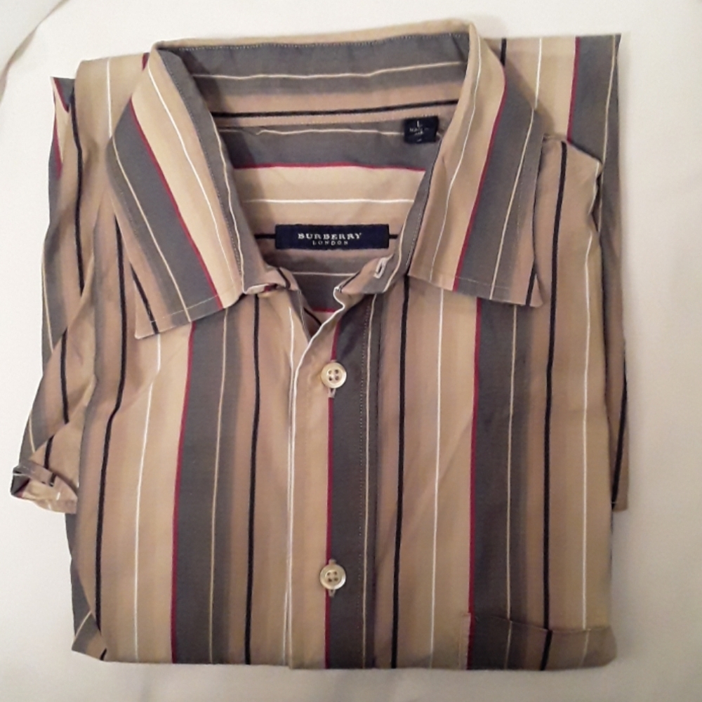 BURBERRY MEN'S SHIRT L